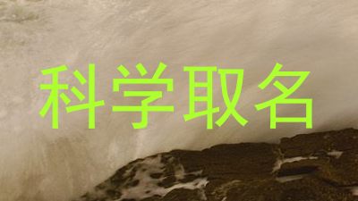 科学取名