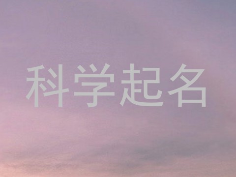 科学起名