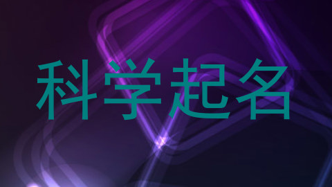 科学起名