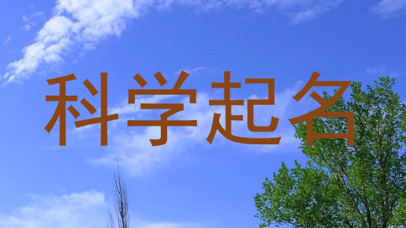 科学起名