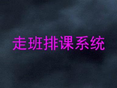 走班排课系统