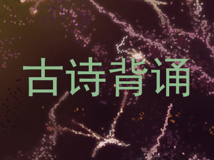古诗背诵