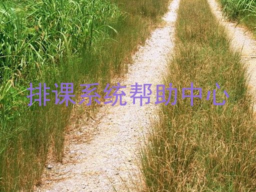 排课系统帮助中心