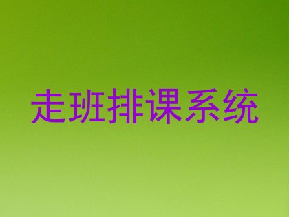 走班排课系统