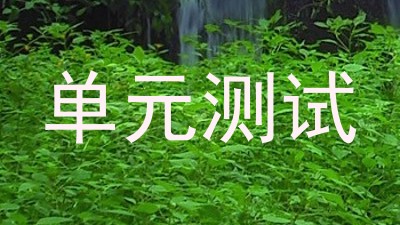 单元测试