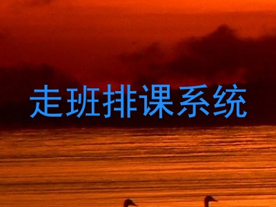 走班排课系统