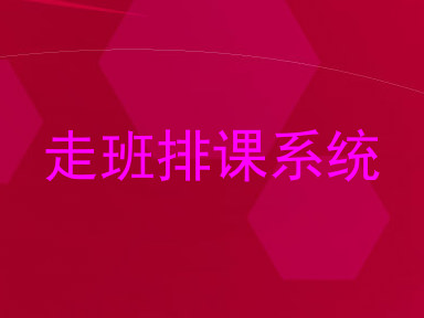 走班排课系统