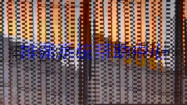 排课系统帮助中心