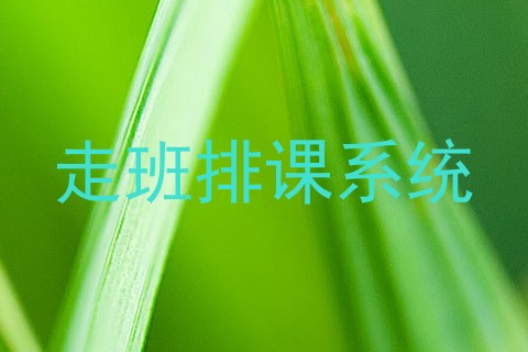 走班排课系统