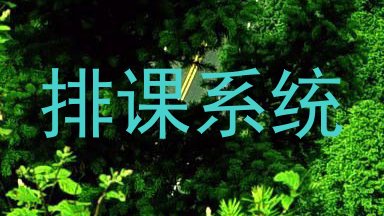 排课系统