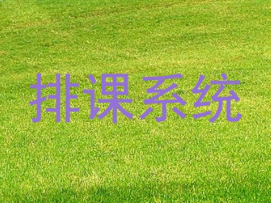 排课系统