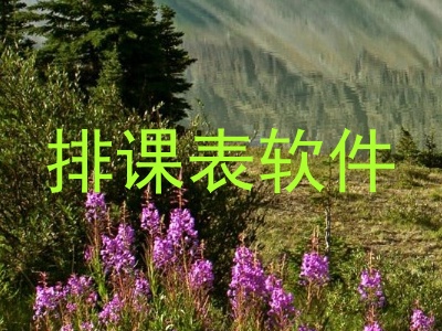 排课表软件
