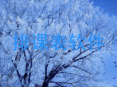 排课表软件