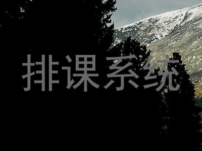 排课系统