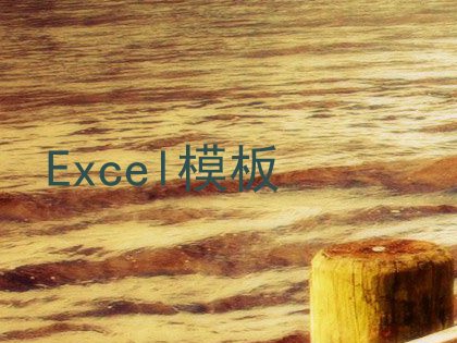 Excel模板