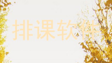 排课软件