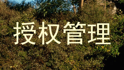 授权管理