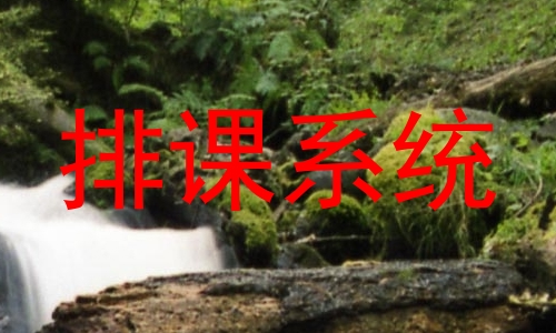 排课系统