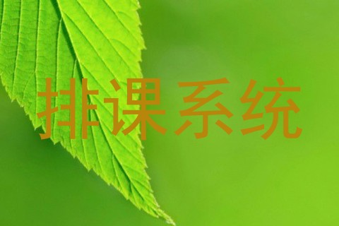 排课系统