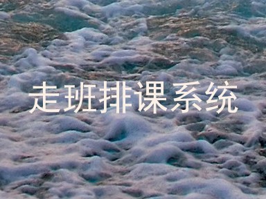 走班排课系统