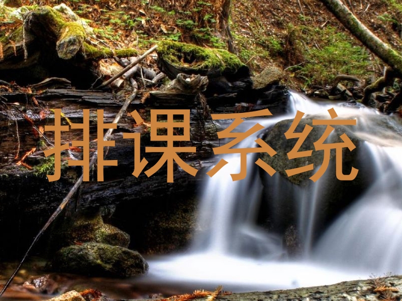 排课软件