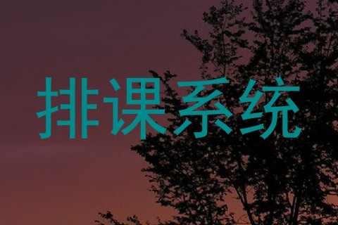 排课系统