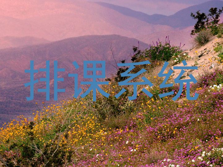 排课系统