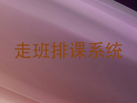 走班排课系统