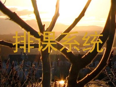 排课系统