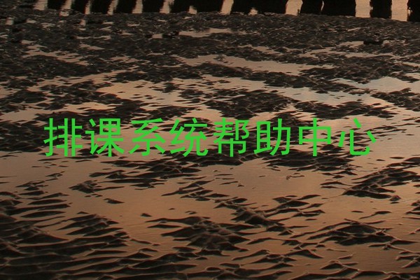 排课系统帮助中心