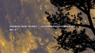高校排课系统上线后的“冰火两重天”：从技术架构师视角看信息化转型的阵痛与机遇

摘要：高