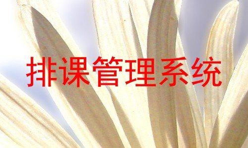 排课管理系统