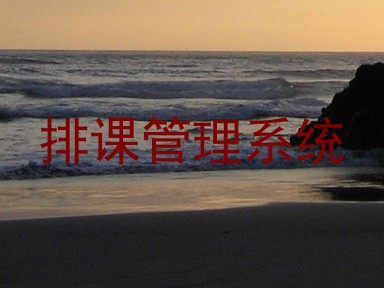 排课管理系统