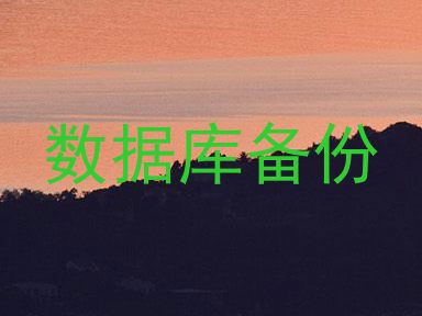 数据库备份