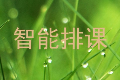 智能排课