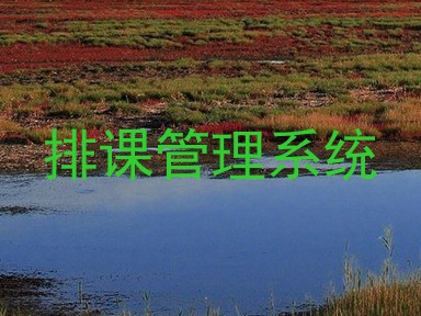 排课管理系统