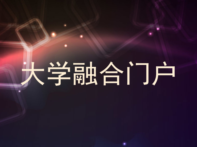 大学融合门户