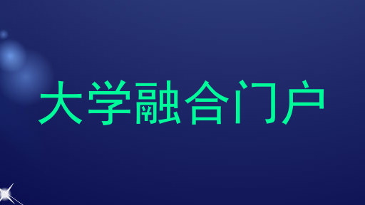 大学融合门户