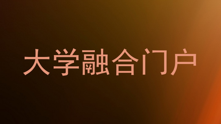 大学融合门户