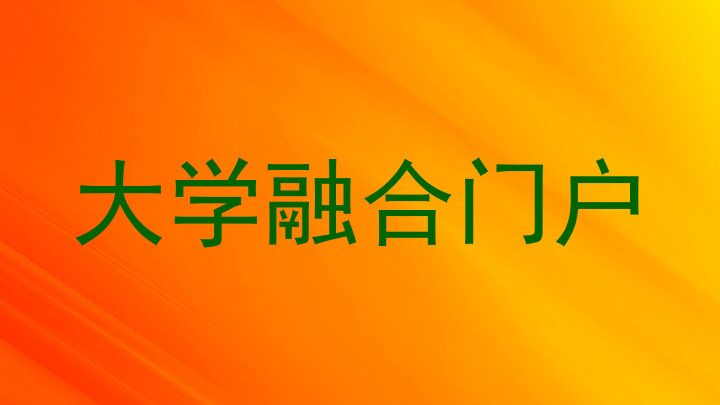 大学融合门户