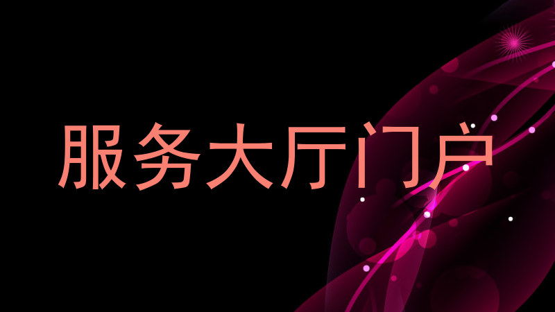 服务大厅门户