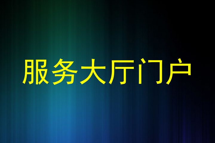 服务大厅门户