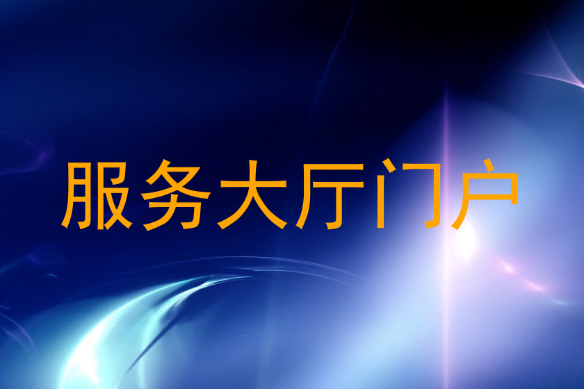 服务大厅门户
