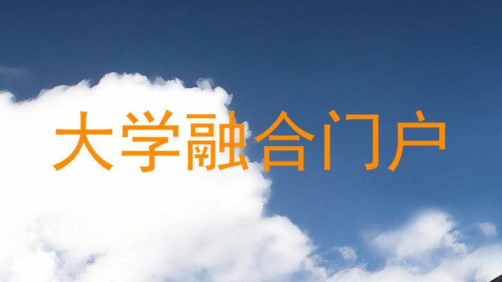 大学融合门户