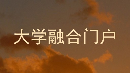 大学融合门户