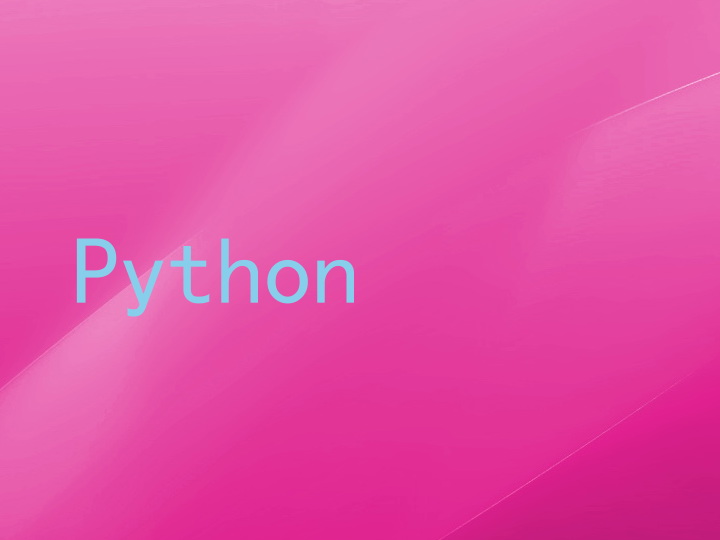 Python