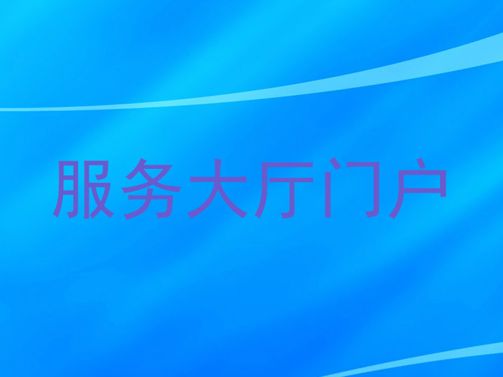 服务大厅门户
