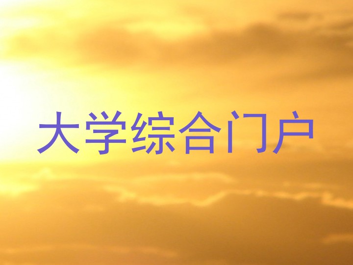 大学综合门户