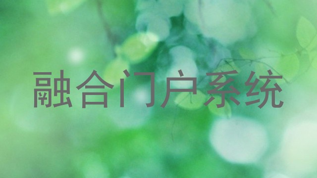 融合门户系统