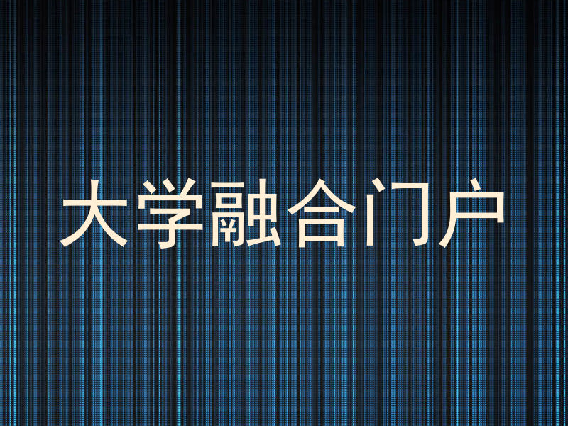 大学融合门户